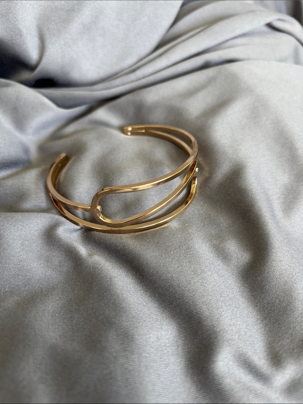 Gold Open Cuff Bracelet